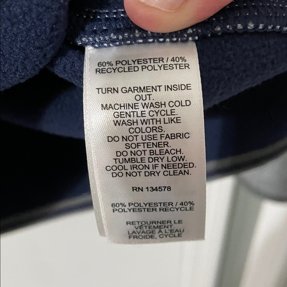 Vineyard Vines Boys Mountain Sweater Fleece Quarter-Zip Heather Gray Size Large - Picture 11 of 11